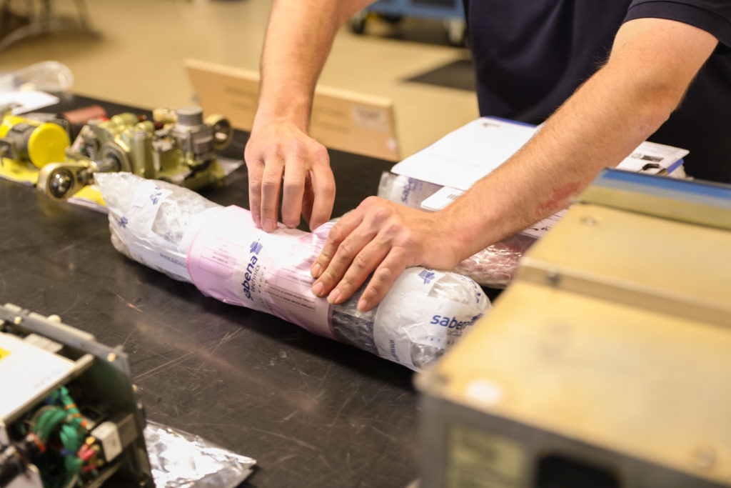 TDA preparing a shipment from the warehouse